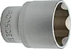 Pipe 1/2" 6-kant2 2mm flankdrive