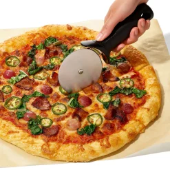 Pizzahjul i rustfritt stål med non-slip håndtak Ø9cm