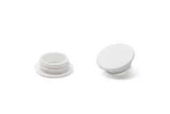 Plastkappe 14/19mm hvit 12stk
