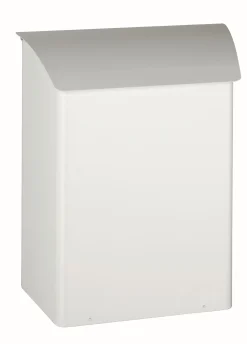 POSTKASSE HVIT ADAGIO LIGHT (56) DESIGN KASSE UTEN LÅS