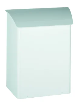 POSTKASSE HVIT ADAGIO LIGHT (56) DESIGN KASSE UTEN LÅS