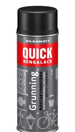 Quick b grunning spray sort sm 400ml
