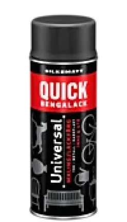 Quick b spray dempet sort sm 400ml
