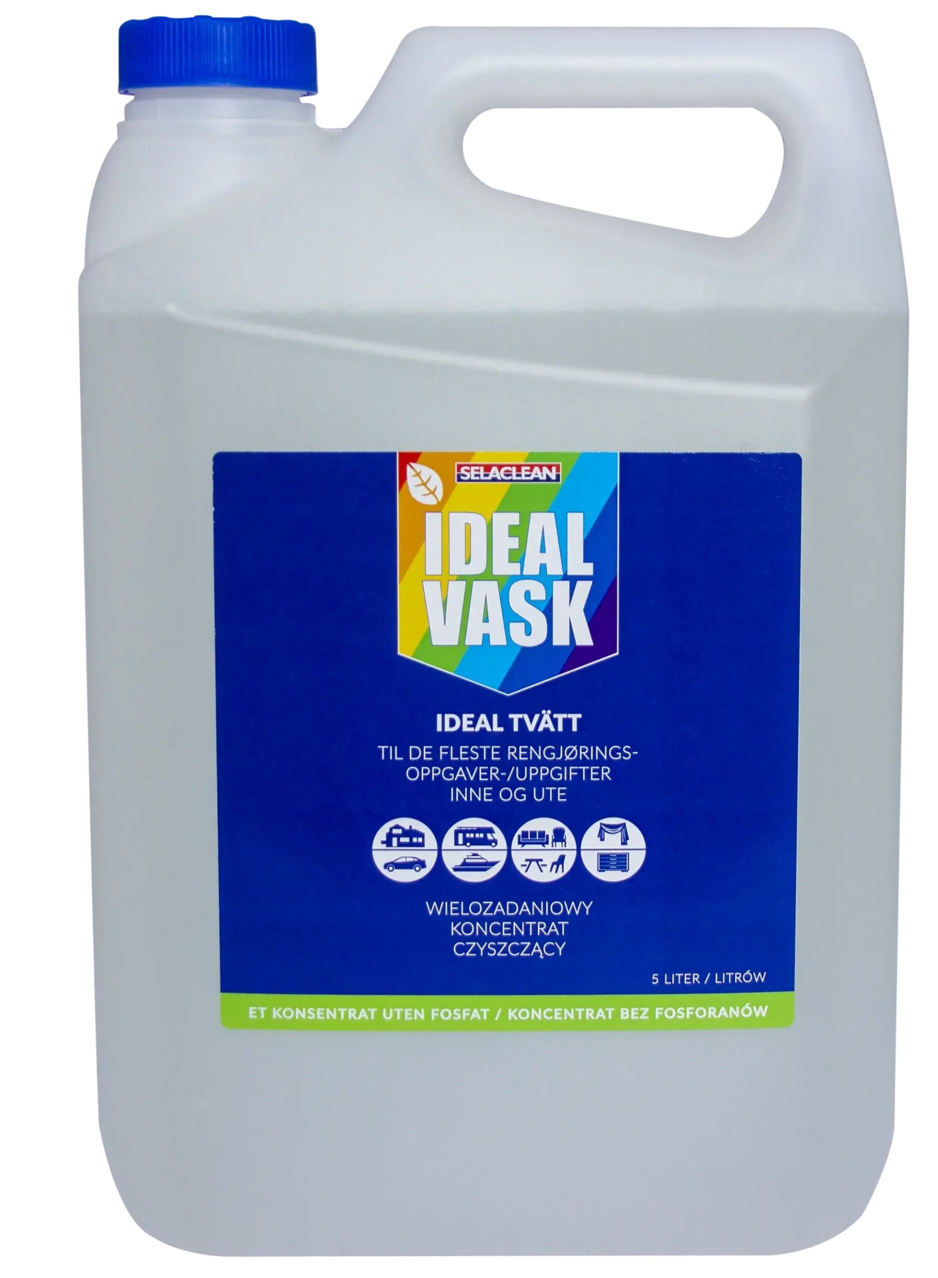 Rengjøringsmiddel konsentrat Ideal vask 5L