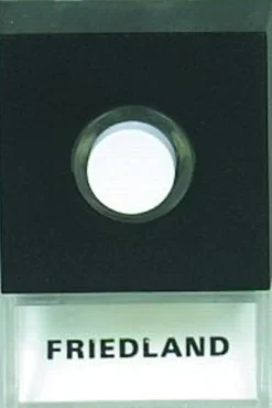 Ringeknapp Pushlite D723 Sort