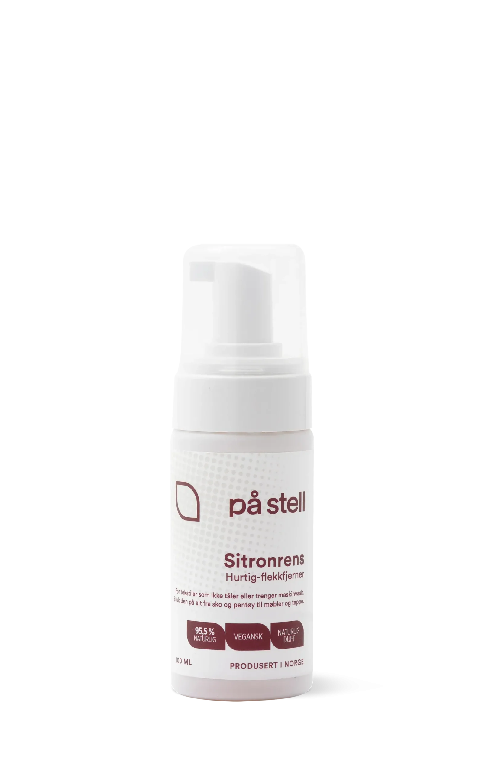 Sitronrens flekkfjerner skumspray av naturlige oljer 115ml