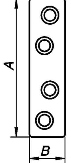 SKJØTEJERN 6201 EZ 50X13X2MM 4STK