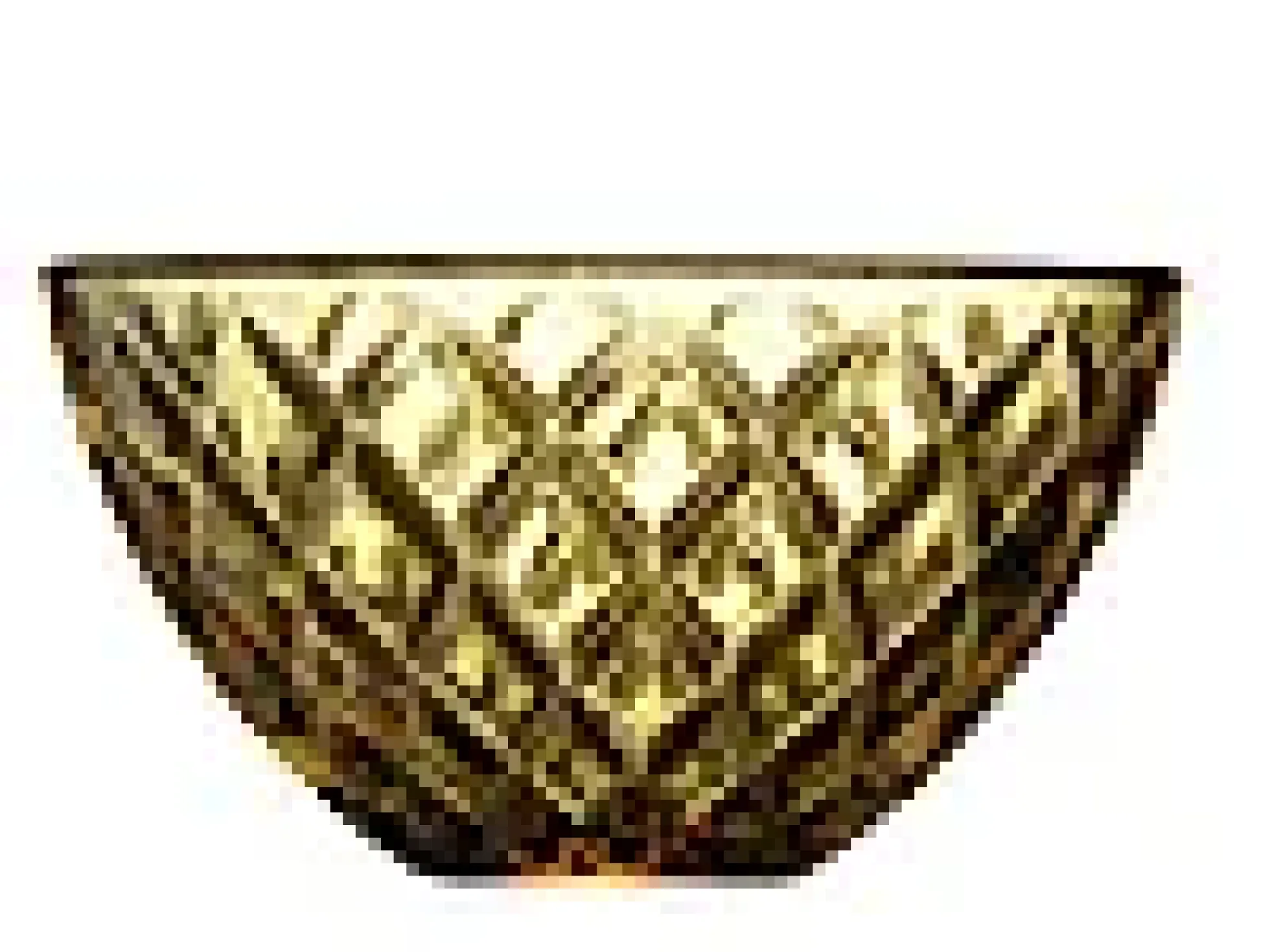 SKÅL SORRENTO 12CM 4STK AMBER GLASS