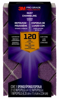 Slipesvamp Pro Grade 120 korning fin 11,4x6,35x2,5cm