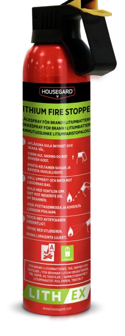 Slukkespray Litiumbatteribrann 500ml