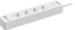Smart Forgreiner 4-Veis M/4X Usb-A/C wifi Inne Ip20 Hvit