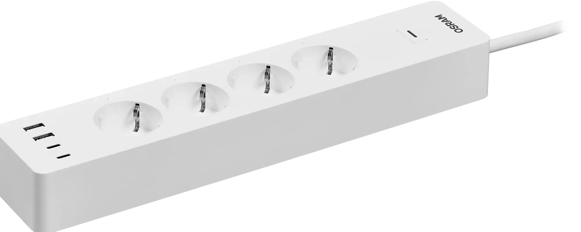 Smart Forgreiner 4-Veis M/4X Usb-A/C wifi Inne Ip20 Hvit