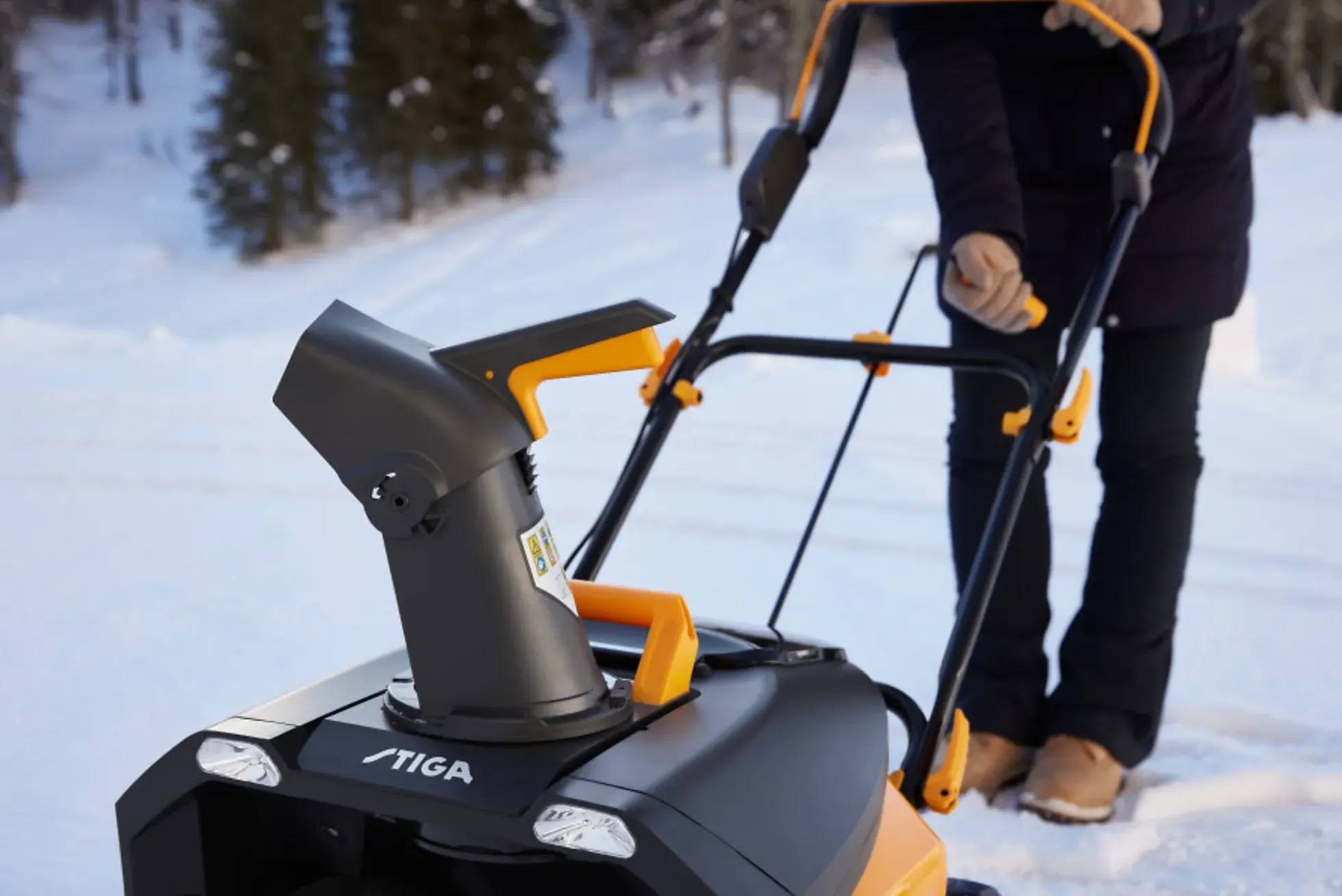SNØFRESER ETTRINNS MED BATTERIDRIFT 48V ARBEIDSBREDDE 50CM