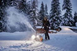 SNØFRESER ETTRINNS MED BATTERIDRIFT 48V ARBEIDSBREDDE 50CM