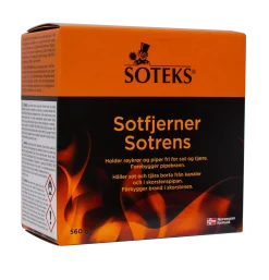 SOTFJERNER 560G HOLDER RØYKRØR OG PIPER FRI FOR SOT/TJÆRE