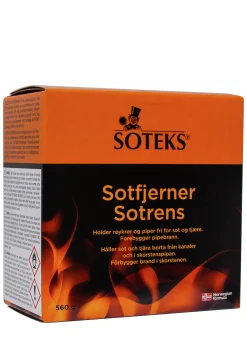 SOTFJERNER 560G HOLDER RØYKRØR OG PIPER FRI FOR SOT/TJÆRE
