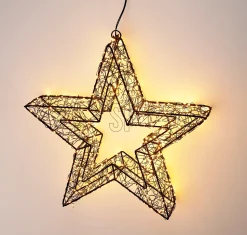 Star 38cm ledlys sort