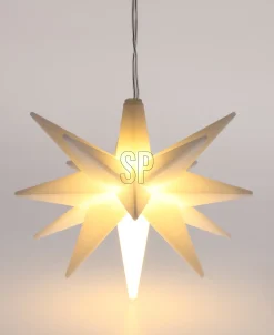 Star ledlys 120mm hvit