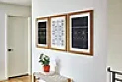 Strips for oppheng av bilder hvit ekstra stor 4 par/8 strips