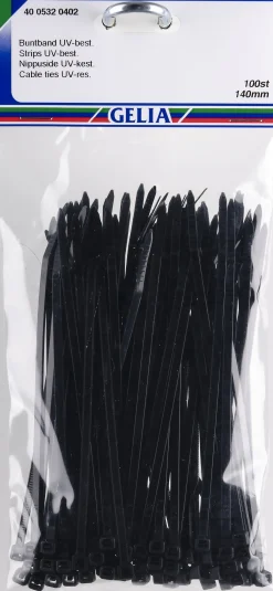Strips sort 3,6x140mm 100stk