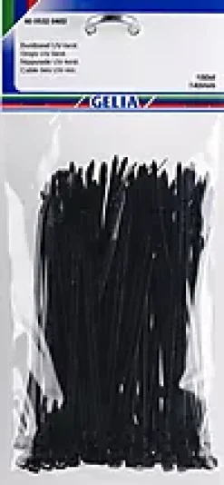 Strips sort 3,6x140mm 100stk