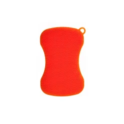 Svamp gjenbrukbar multifunksjonell oransje 13x8cm