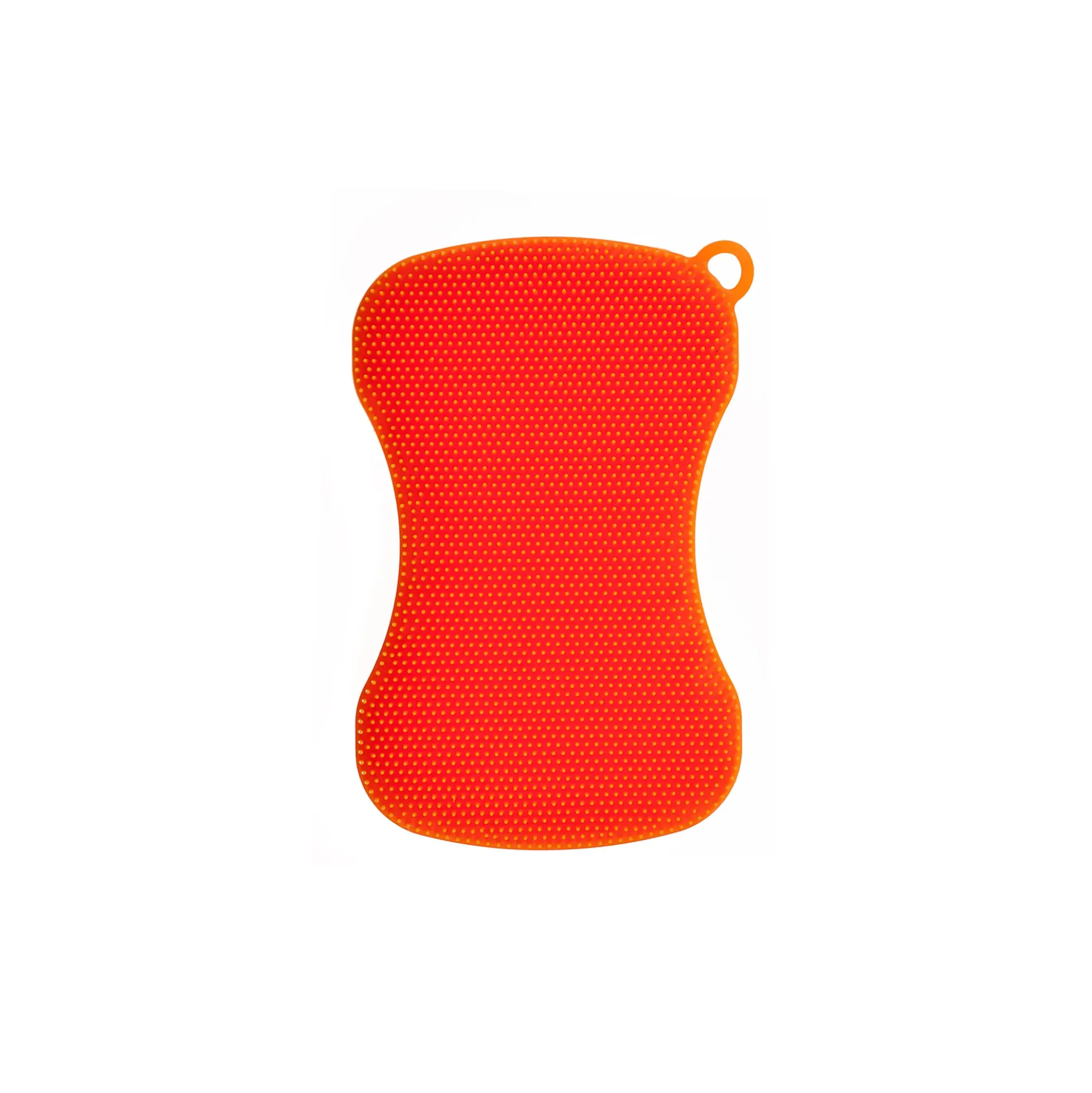 Svamp gjenbrukbar multifunksjonell oransje 13x8cm