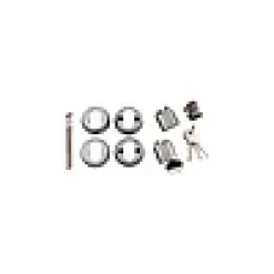 Sylinder 1225 multi sett forkrommet matt