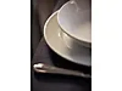 Tallerken dyp Plissé 23cm hvit