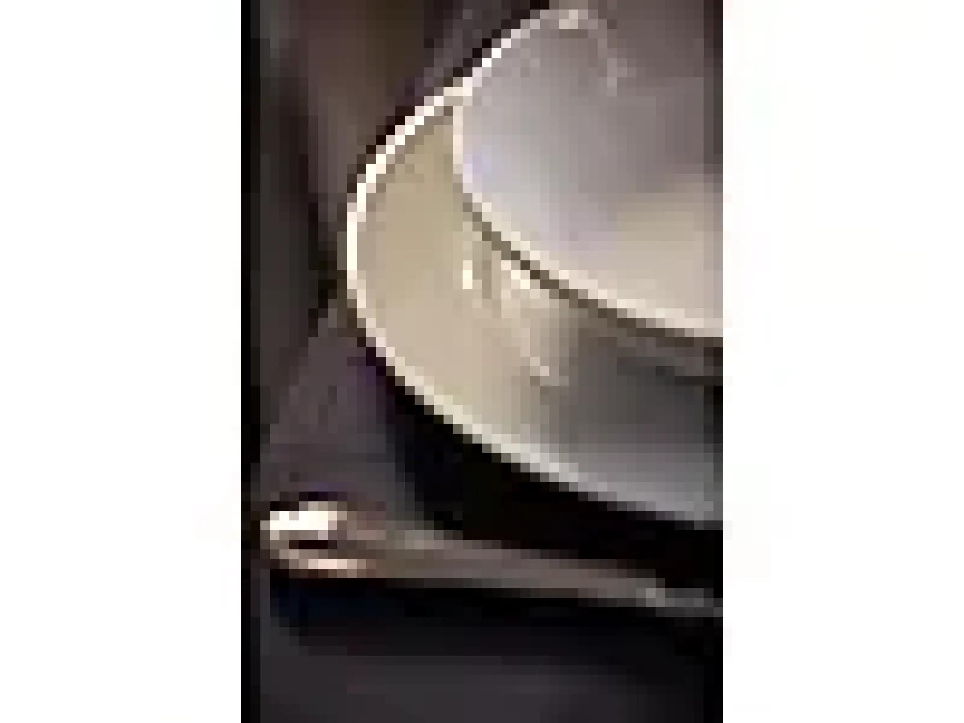 Tallerken dyp Plissé 23cm hvit