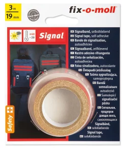 TAPE REFLEX RØD 3MX19MM SELVLYSENDE
