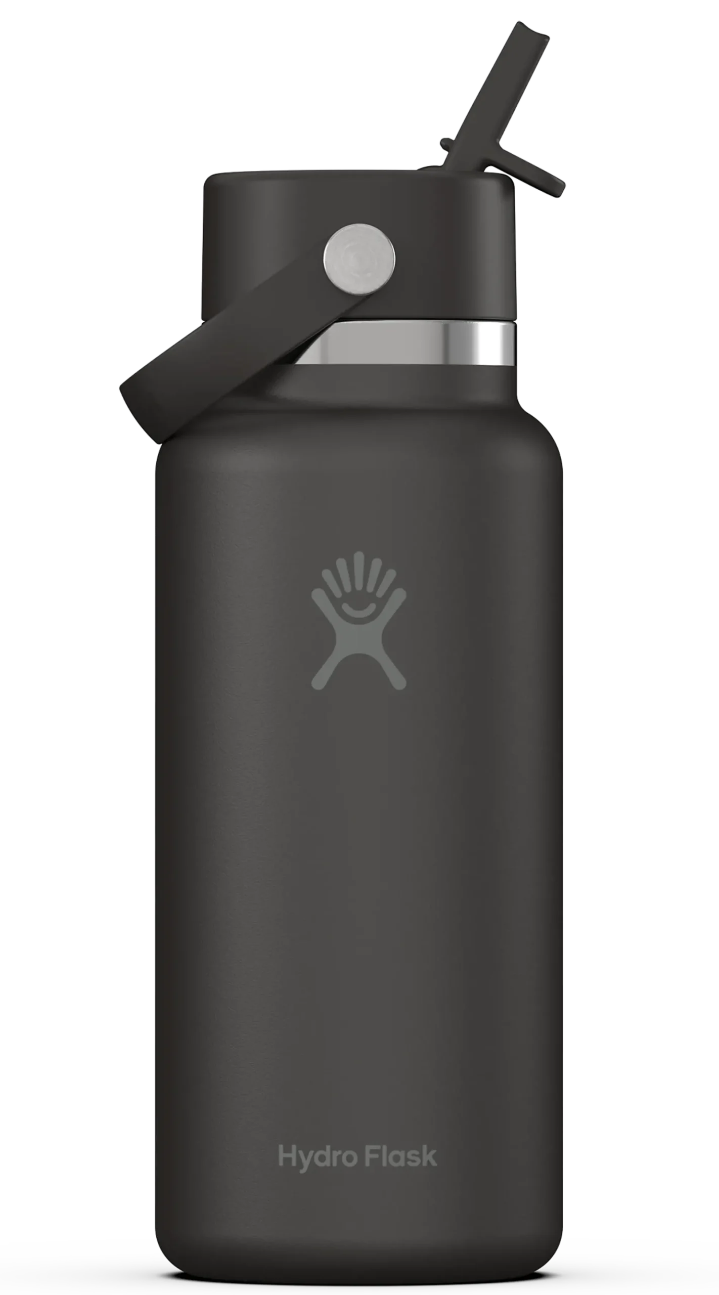 Termoflaske bred med fliptut Black 946ml