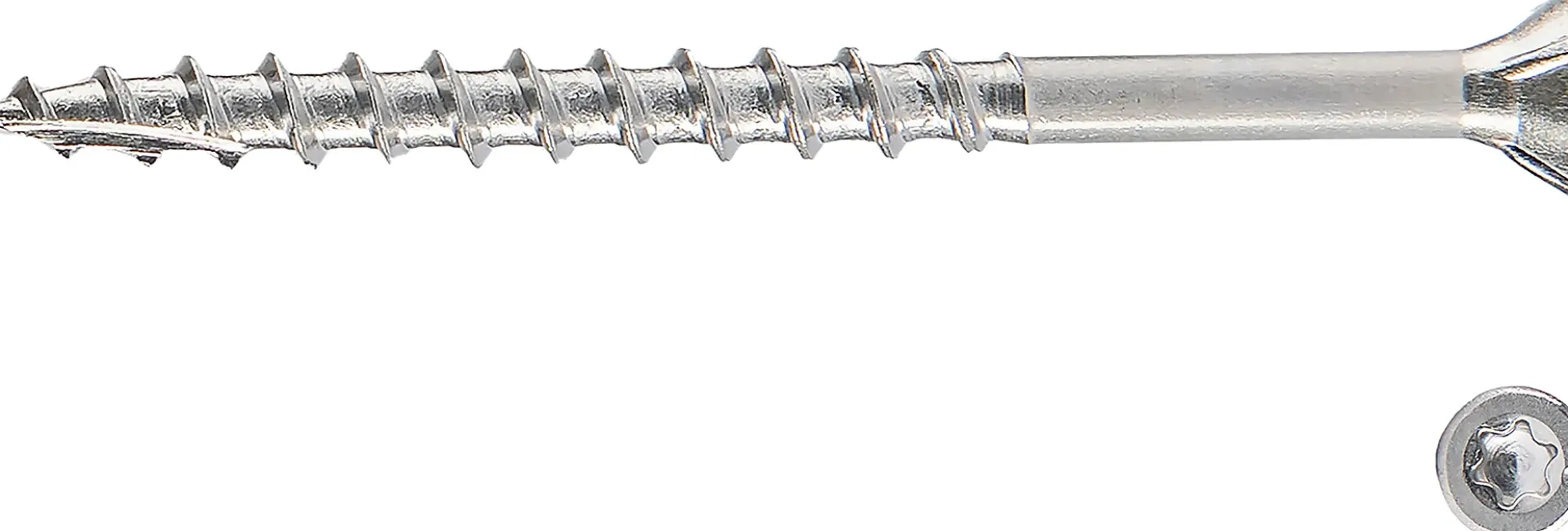 Terrasseskrue 4,2x45mm A4 Syrefast 250 Stk