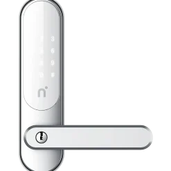 Touch Dørlås Sølv/Hvit