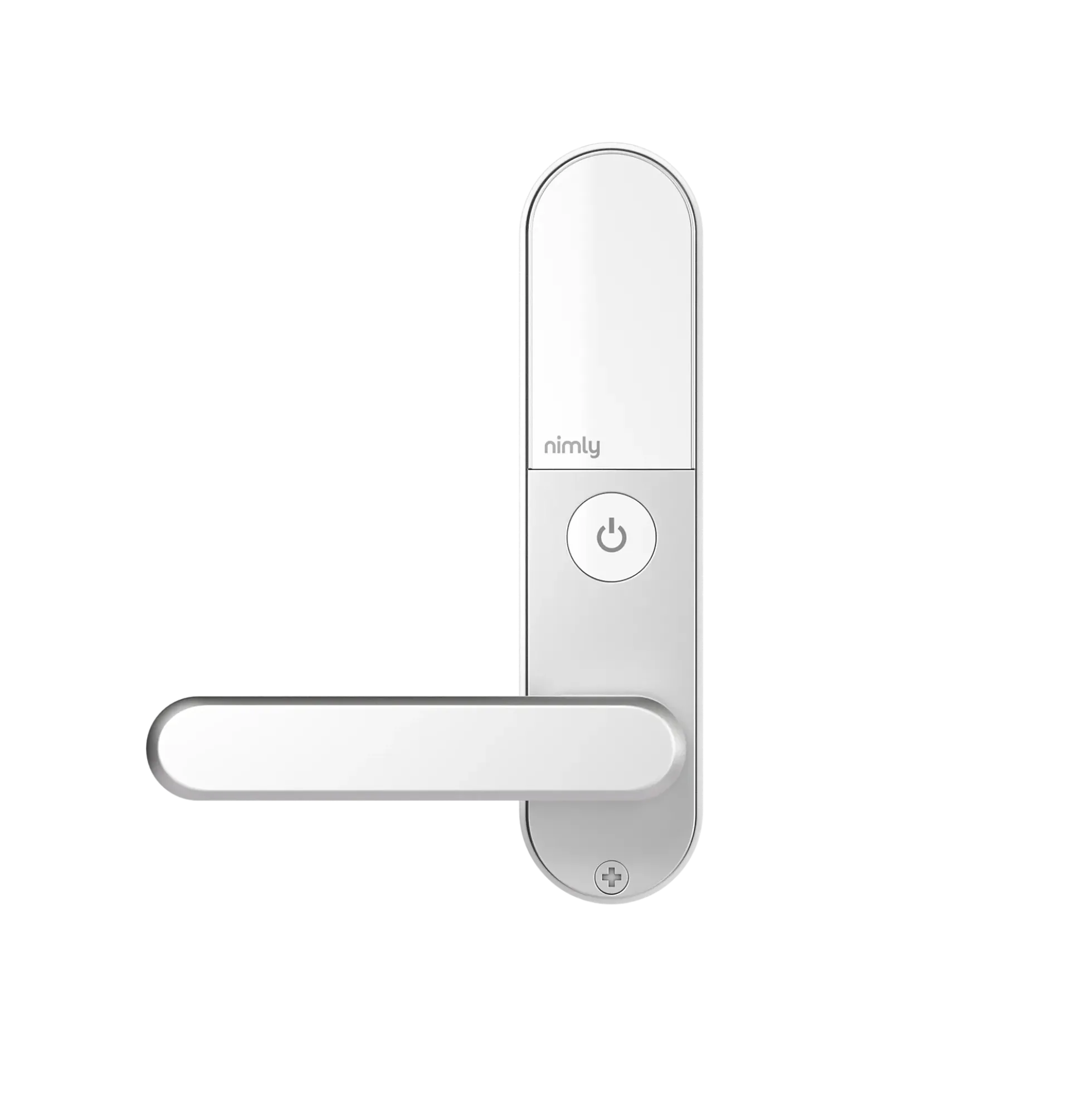 Touch Dørlås Sølv/Hvit