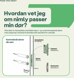 Touch Pro Ultimate Dørlås Sort
