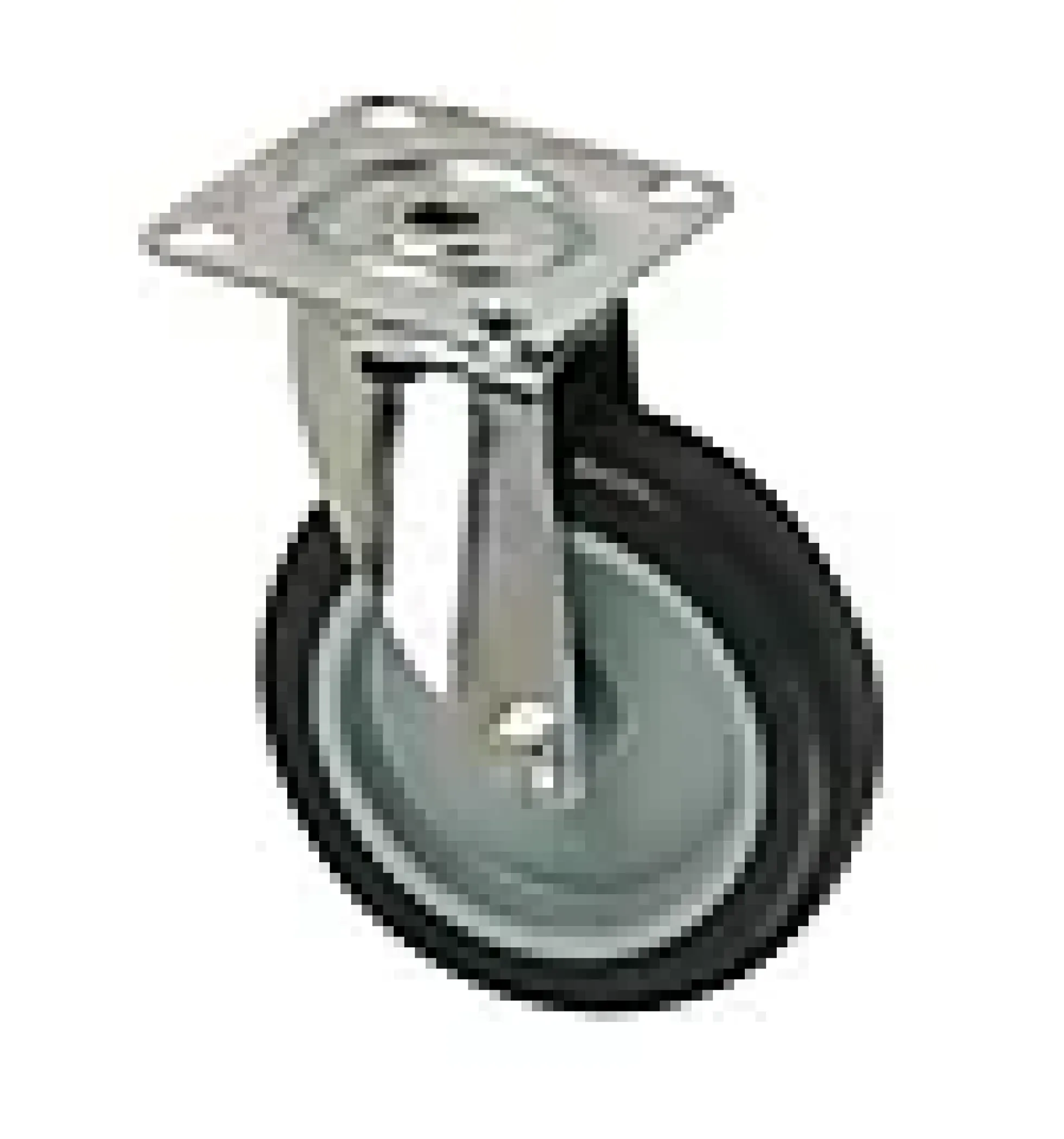 TRANSPORTHJUL Ø100MM M/PLATE