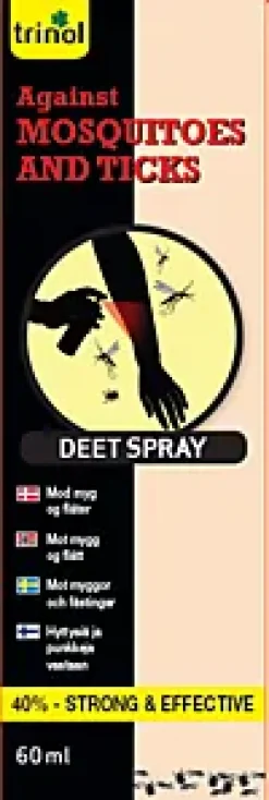 TRINOL DEET SPRAY 40% MYGG OG FLÅTT