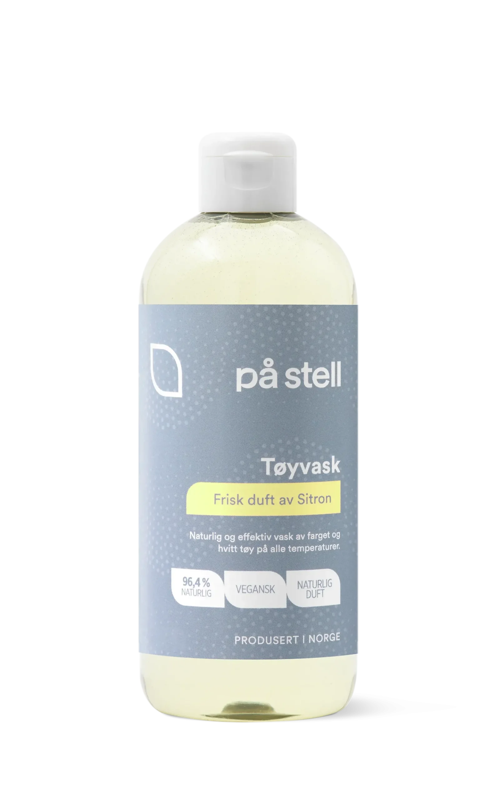 Tøyvask med sitronduft - til farget og hvitt tøy