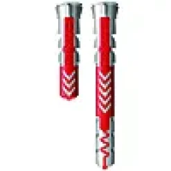 Universalplugg Duopower 6x30mm med krok 6 Stk