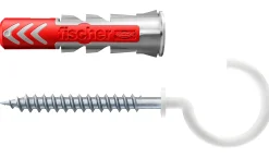 Universalplugg Duopower 8x40 RH N BK 4stk med hvit krok