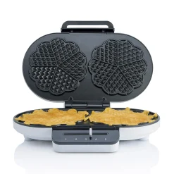 Vaffeljern dobbelt DWA-516W hvit