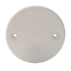 Vegglokk i pvc hvit 92mm