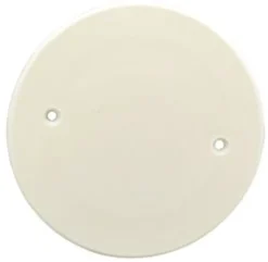 Vegglokk i pvc hvit 92mm
