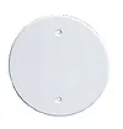 Vegglokk PVC hvit med skruefeste 92mm