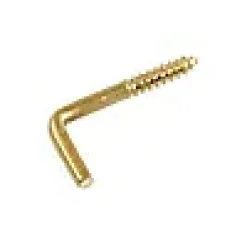 Vinkelkrok 2.7x30mm messing 6stk