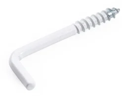 Vinkelskrue hvit epoxy 40mm 6stk