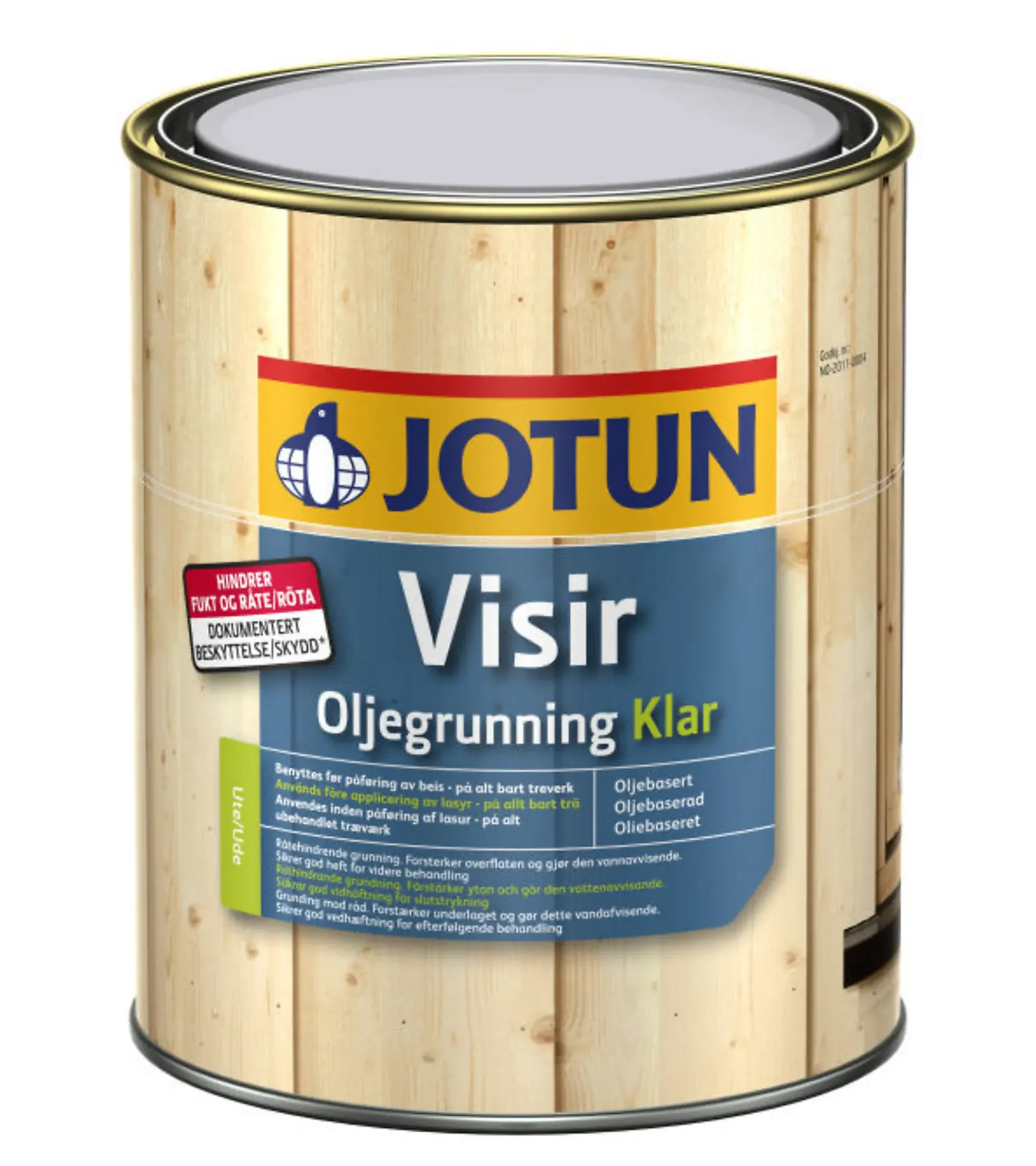 Visir oljegrunning klar 1l