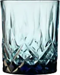 Whiskyglass Sorrento Blå 32cl 4stk